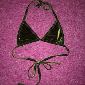 Rave with mi gente velvet wrap top